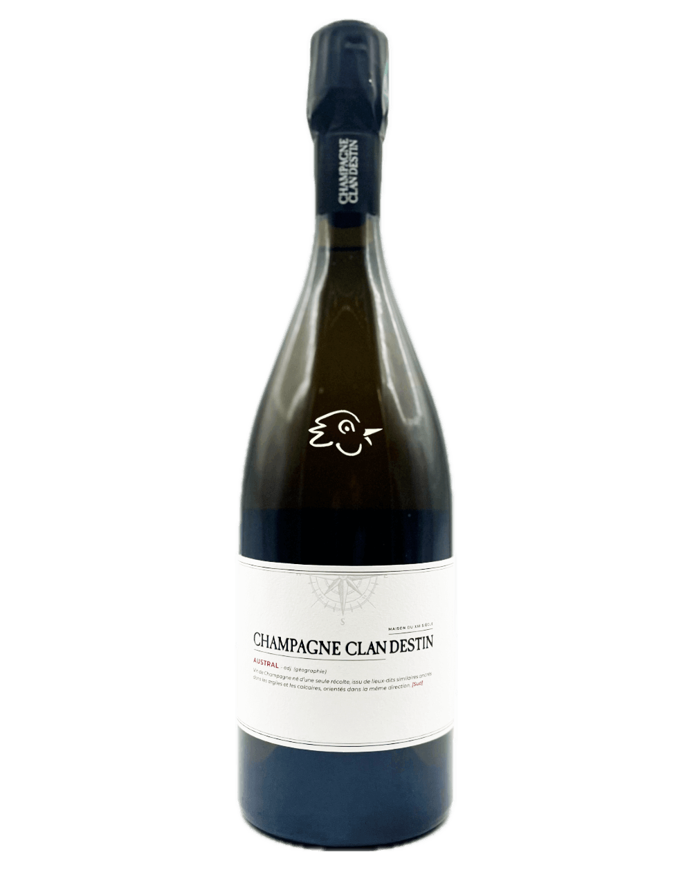 Champagne Clandestin - Pinot Noir Austral Brut Nature R22 - Avintures