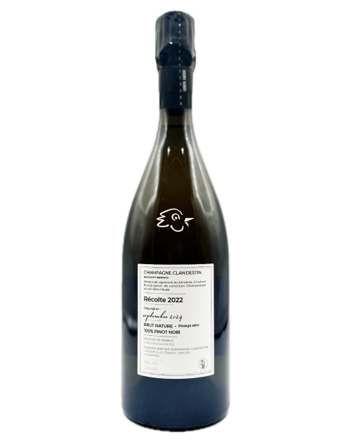 Champagne Clandestin - Pinot Noir Austral Brut Nature R22 - Avintures