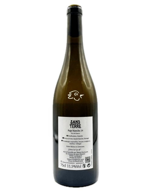 Sans Terre, Thierry Paulussen - Page Blanche 2024 - Avintures