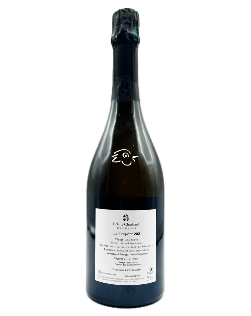 Champagne Hélène Charbaut - La Crayère 2021 - Avintures