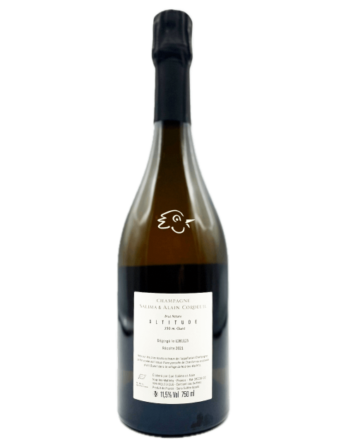 Champagnes Cordeuil - Altitude 350 m Récolte 2021 - Avintures