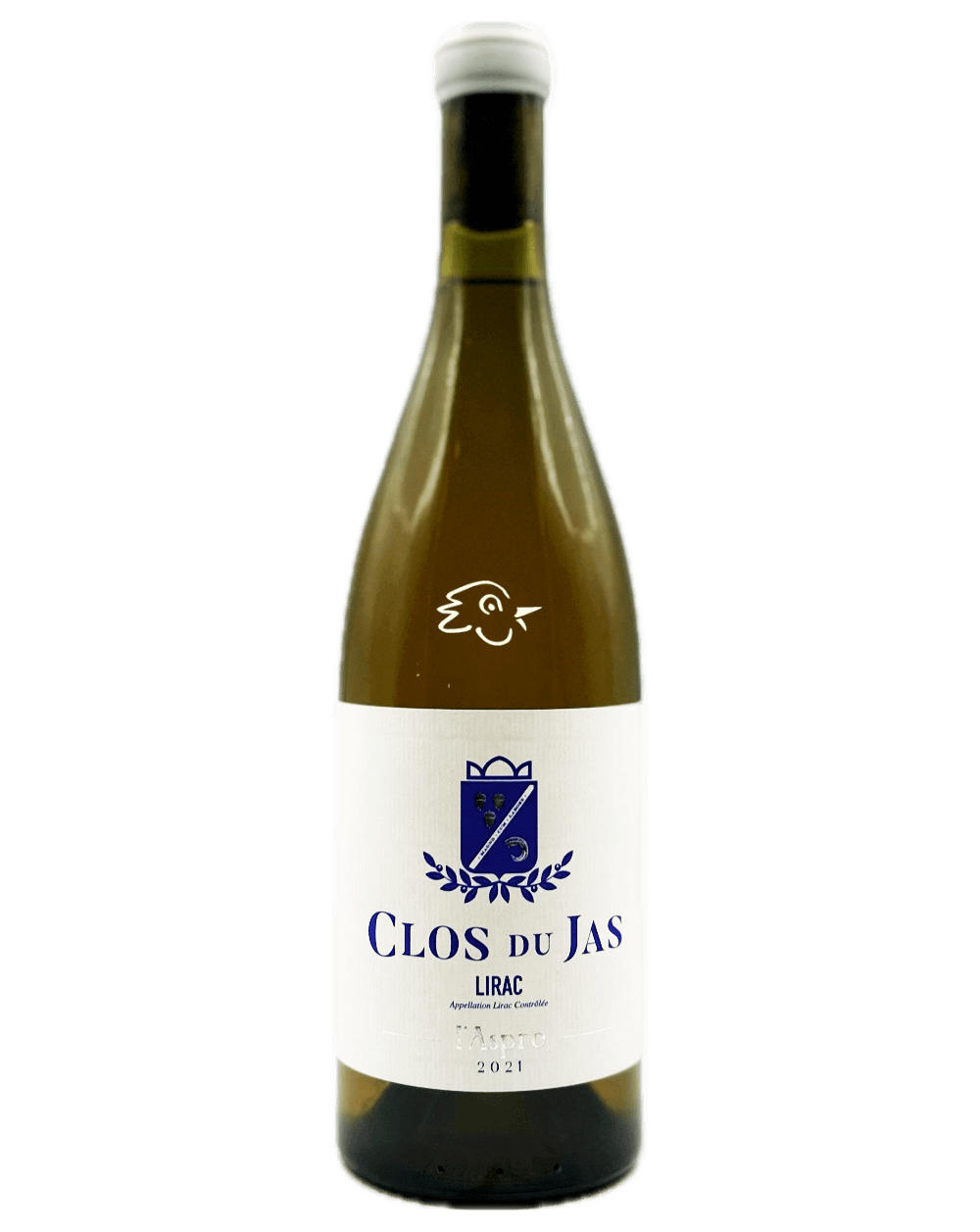 Clos du Jas, Gregory Sergent - Lirac L'Aspre Blanc 2021 - Avintures